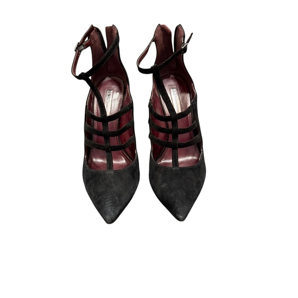 BCBG Generation BG Thatcher Lux Kid Suede Ankle Bootie Heels Shoes 7.5 US - Picture 1 of 5